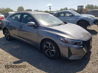 2024 Nissan Sentra SV with VIN 3N1AB8CV9RY309377, listed as a Copart auction lot 62084215 with 8,045 mi miles and Salvage title. Bid and sale history available at DreamBid. Image 4.