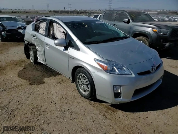 2011 Toyota Prius I with VIN JTDKN3DU4B0260297, listed as a Copart auction lot 50455505 with 108,523 mi miles and Salvage Title. Bid and sale history available at carsss.com. Image 10.