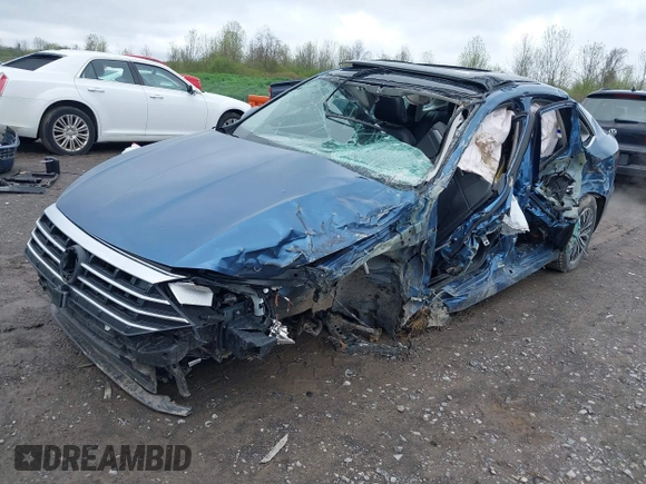 2019 Volkswagen Jetta S with VIN 3VWC57BU5KM227849, listed as a IAAI auction lot 42184572 with 43,234 mi miles and . Bid and sale history available at DreamBid. Image 2.