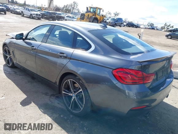 2018 BMW 4 Series 440i with VIN WBA4J5C51JBF07174, listed as a IAAI auction lot 41532904 with 63,745 mi miles and . Bid and sale history available at DreamBid. Image 3.