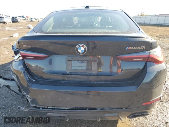 2022 BMW 4 Series M440i xDrive z VIN WBA13AW05NFL96789, wystawiony jako Copart lot #42176485 z przebiegiem Nie podano mil oraz Szkoda całkowita • Salvage title. Historia ofert i sprzedaży dostępna na DreamBid. Obrazek 6.