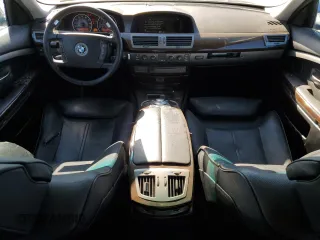 2004 BMW 7 Series 745i with VIN WBAGL63434DP72026, listed as a Copart auction lot 50003505 with 135,202 mi miles and Salvage Title. Bid and sale history available at DreamBid. Image 8.