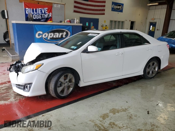 2014 Toyota Camry L with VIN 4T1BF1FKXEU743198, listed as a Copart auction lot 47455245 with 104,493 mi miles and Salvage Title. Bid and sale history available at carsss.com. Image 1.