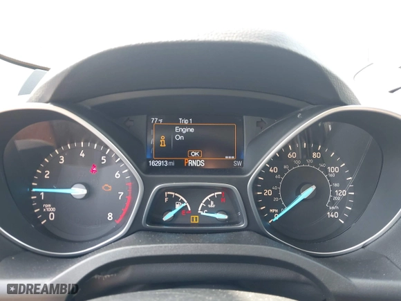 2017 Ford Escape S with VIN 1FMCU0F79HUB82450, listed as a IAAI auction lot 41491205 with 162,913 mi miles. Bid and sale history available at carsss.com. Image 7.