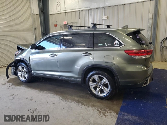 2018 Toyota Highlander Limited with VIN 5TDDZRFH8JS897561, listed as a Copart auction lot 47493225 with Not provided miles and Salvage title. Bid and sale history available at DreamBid. Image 2.