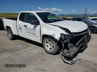 2022 Chevrolet Colorado 2WD Work Truck with VIN 1GCHSBEAXN1276293, listed as a Copart auction lot 61178405 with 57,480 mi miles and Salvage title. Bid and sale history available at DreamBid. Image 4.