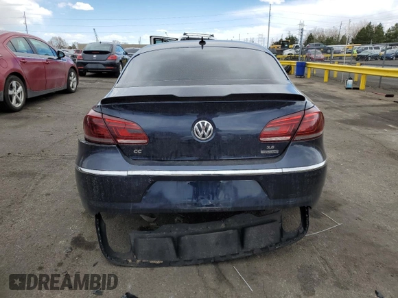 2013 Volkswagen CC VR6 Executive 4Motion with VIN WVWGU7ANXDE507793, listed as a Copart auction lot 49826915 with 105,460 mi miles and Salvage Title. Bid and sale history available at carsss.com. Image 6.