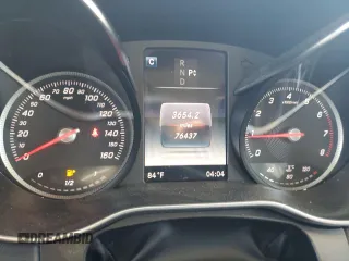 2016 Mercedes-Benz C 300 with VIN 55SWF4JB2GU166000, listed as a Copart auction lot 48719765 with 76,437 mi miles and Salvage Title. Bid and sale history available at carsss.com. Image 9.