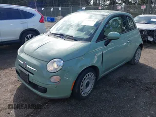 2012 FIAT 500 Pop with VIN 3C3CFFAR1CT280485, listed as a IAAI auction lot 41819314 with 111,681 mi miles. Bid and sale history available at carsss.com. Image 2.
