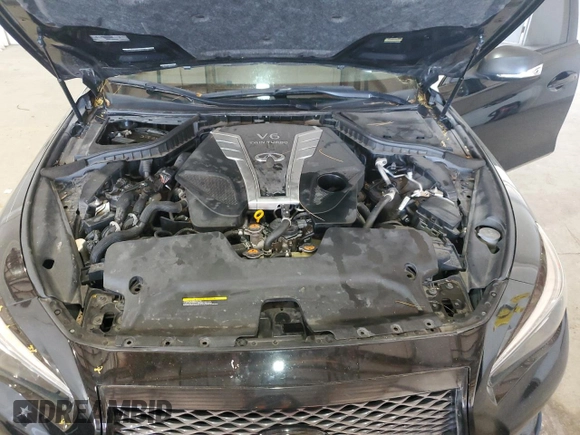 2016 Infiniti Q50 Premium с VIN JN1EV7AP3GM303825, выставлен на аукционе Copart как лот 54773455 с пробегом 57 866 миль миль и На запчасти • Non repairable. История ставок и продаж доступна на DreamBid. Изображение 11.