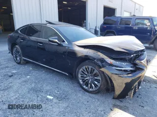 2018 Lexus LS with VIN JTHB51FF1J5005657, listed as a Copart auction lot 42303805 with 40,345 mi miles and Salvage Title. Bid and sale history available at carsss.com. Image 4.
