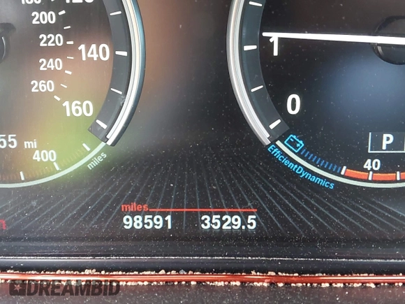 2014 BMW 5 Series 528i with VIN WBA5A5C52ED507292, listed as a IAAI auction lot 41930226 with 98,591 mi miles. Bid and sale history available at carsss.com. Image 16.