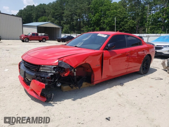 2017 Dodge Charger R/T with VIN 2C3CDXCT5HH642032, listed as a Copart auction lot 62065795 with 97,963 mi miles and Salvage title. Bid and sale history available at DreamBid. Image 1.