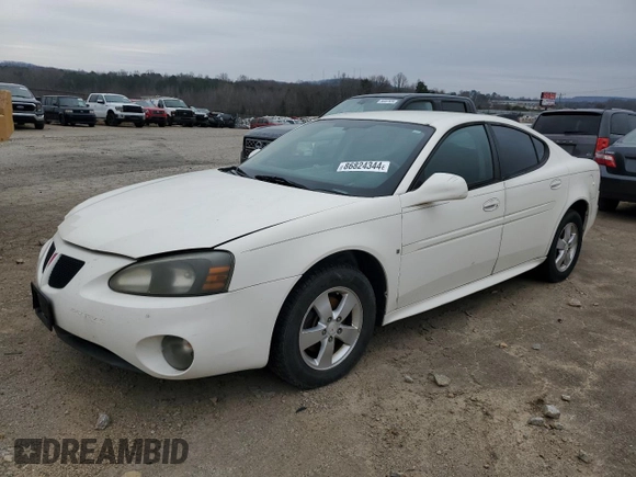 2008 Pontiac Grand Prix z VIN 2G2WP552X81128022, wystawiony jako Copart lot #86824344 z przebiegiem 236 592 mil mil oraz Szkoda całkowita • Salvage title. Historia ofert i sprzedaży dostępna na DreamBid. Obrazek 1.