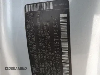 2008 MINI Convertible S с VIN WMWRH33508TU81576, выставлен на аукционе Copart как лот 60684675 с пробегом 145 344 миль миль и Списание • Salvage title. История ставок и продаж доступна на DreamBid. Изображение 12.