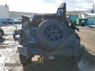 2017 Jeep Wrangler Willys Wheeler with VIN 1C4AJWAG4HL600496, listed as a Copart auction lot 42083985 with Not Provided miles and Salvage Title. Bid and sale history available at DreamBid. Image 6.