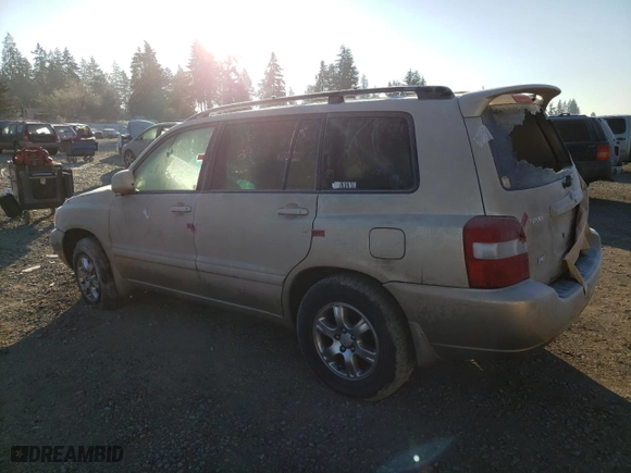2006 Toyota Highlander with VIN JTEGP21A160123159, listed as a Copart auction lot 42777545 with 0 mi miles and Salvage Title. Bid and sale history available at carsss.com. Image 2.