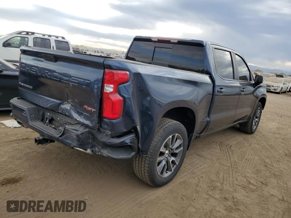 2021 Chevrolet Silverado 1500 RST with VIN 3GCUYEED1MG154253, listed as a Copart auction lot 78278244 with 99,936 mi miles and Salvage Title. Bid and sale history available at carsss.com. Image 3.