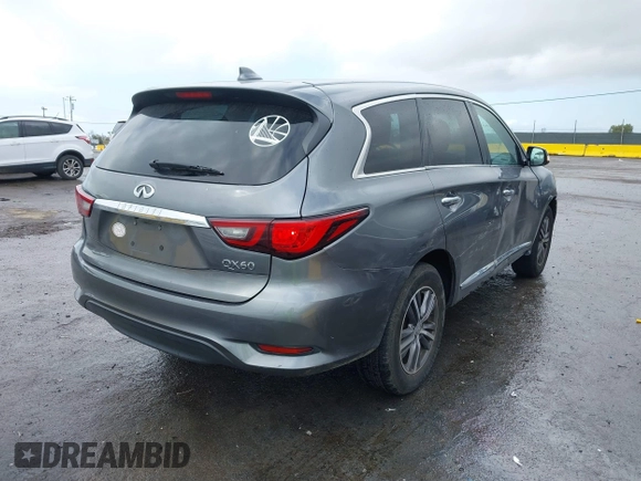 2018 Infiniti QX60 with VIN 5N1DL0MM9JC524006, listed as a IAAI auction lot 41808831 with 152,000 mi miles and . Bid and sale history available at DreamBid. Image 4.
