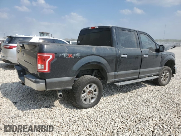 2015 Ford F-150 XLT with VIN 1FTEW1EF8FFB90417, listed as a Copart auction lot 51423665 with 0 mi miles and Salvage Title. Bid and sale history available at carsss.com. Image 3.