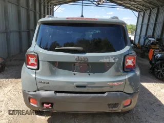 2018 Jeep Renegade Trailhawk with VIN ZACCJBCB3JPH43220, listed as a Copart auction lot 55473395 with Not provided miles and Salvage title. Bid and sale history available at DreamBid. Image 6.