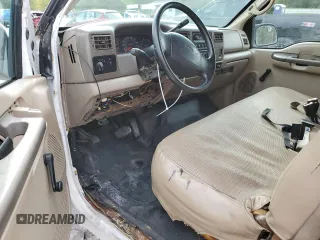 2001 Ford F-350 XL with VIN 3FTSW30F51MA57578, listed as a Copart auction lot 80559194 with 153,985 mi miles and Salvage Title. Bid and sale history available at DreamBid. Image 8.