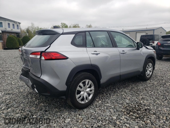2024 Toyota Corolla Cross L z VIN 7MUAAAAG7RV091416, wystawiony jako Copart lot #55642145 z przebiegiem 8 722 mil mil oraz Szkoda całkowita • Salvage title. Historia ofert i sprzedaży dostępna na DreamBid. Obrazek 3.