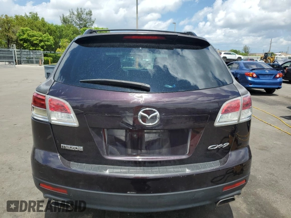 2008 Mazda CX-9 Touring with VIN JM3TB38V180145415, listed as a Copart auction lot 61604775 with 196,379 mi miles and Salvage title. Bid and sale history available at DreamBid. Image 6.