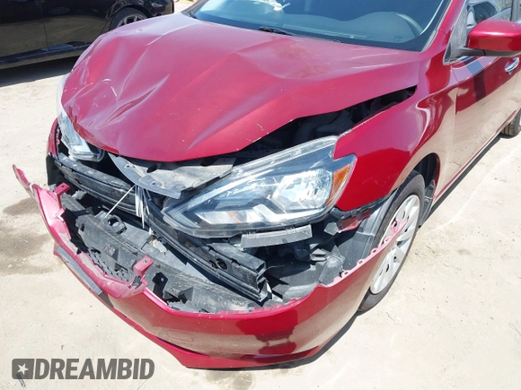 2017 Nissan Sentra S with VIN 3N1AB7AP6HY404508, listed as a IAAI auction lot 41943134 with 54,649 mi miles and . Bid and sale history available at carsss.com. Image 6.