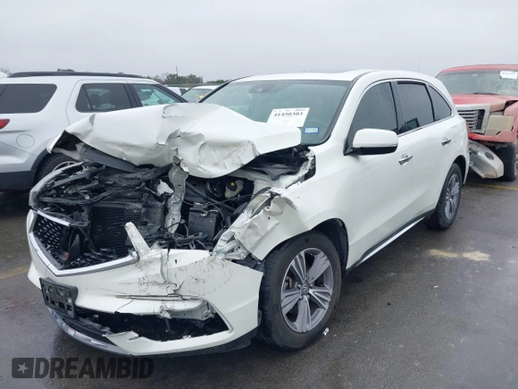 2019 Acura MDX with VIN 5J8YD3H3XKL011484, listed as a IAAI auction lot 41450303 with 89,627 mi miles and . Bid and sale history available at DreamBid. Image 17.