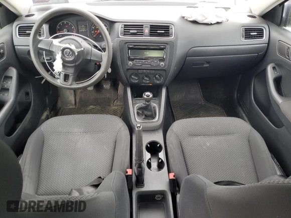 2012 Volkswagen Jetta S with VIN 3VW1K7AJ6CM353923, listed as a Copart auction lot 58059285 with 151,320 mi miles and Salvage title. Bid and sale history available at DreamBid. Image 8.