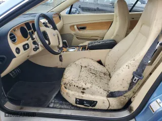 2007 Bentley Continental GT with VIN SCBDR33WX7C047167, listed as a Copart auction lot 74546784 with 0 mi miles and Salvage Title. Bid and sale history available at carsss.com. Image 7.