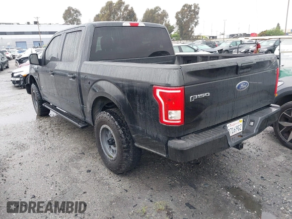 2015 Ford F-150 XL with VIN 1FTEW1CGXFKD98530, listed as a IAAI auction lot 41687753 with 104,281 mi miles. Bid and sale history available at carsss.com. Image 3.
