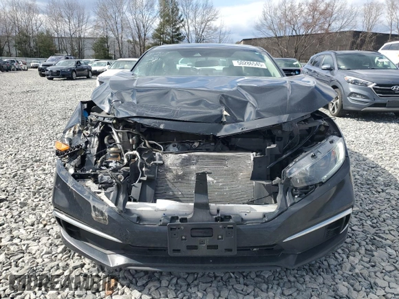 2019 Honda Civic Sedan LX with VIN 2HGFC2F65KH538508, listed as a Copart auction lot 50286545 with 61,169 mi miles and Salvage Title. Bid and sale history available at carsss.com. Image 5.
