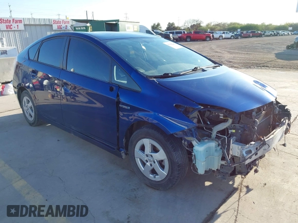 2010 Toyota Prius II with VIN JTDKN3DU2A0080217, listed as a IAAI auction lot 41188124 with 172,755 mi miles. Bid and sale history available at carsss.com. Image 1.