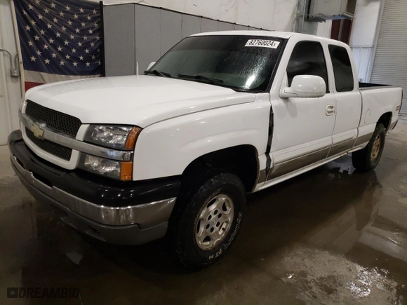 2003 Chevrolet Silverado 1500 LT with VIN 2GCEK19T131282872, listed as a Copart auction lot 82760024 with 190,615 mi miles and Salvage Title. Bid and sale history available at carsss.com. Image 1.