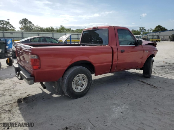 2002 Ford Ranger XL with VIN 1FTYR10D22TA24609, listed as a Copart auction lot 53474265 with 166,355 mi miles and Salvage Title. Bid and sale history available at carsss.com. Image 3.