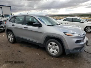 2015 Jeep Cherokee Sport z VIN 1C4PJLAB1FW711631, wystawiony jako Copart lot #58373145 z przebiegiem 123 683 mil mil oraz Szkoda całkowita • Salvage title. Historia ofert i sprzedaży dostępna na DreamBid. Obrazek 4.