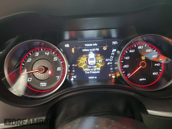 2019 Dodge Charger R/T with VIN 2C3CDXCT5KH575424, listed as a Copart auction lot 51087235 with 53,839 mi miles and Clean Title. Bid and sale history available at DreamBid. Image 9.
