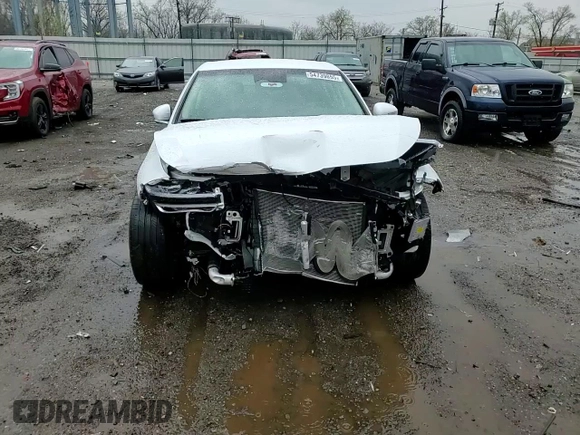 2023 Genesis G70 2.0T with VIN KMTG34TA9PU123771, listed as a Copart auction lot 54739855 with 43,171 mi miles and Salvage title. Bid and sale history available at DreamBid. Image 14.