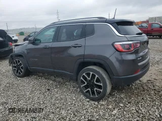 2018 Jeep Compass Limited with VIN 3C4NJDCB2JT263067, listed as a Copart auction lot 52626665 with 51,567 mi miles and Salvage Title. Bid and sale history available at DreamBid. Image 2.