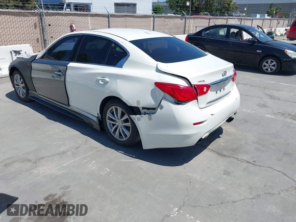 2017 Infiniti Q50 Premium with VIN JN1EV7AP1HM737470, listed as a IAAI auction lot 42542462 with 69,919 mi miles and . Bid and sale history available at DreamBid. Image 3.