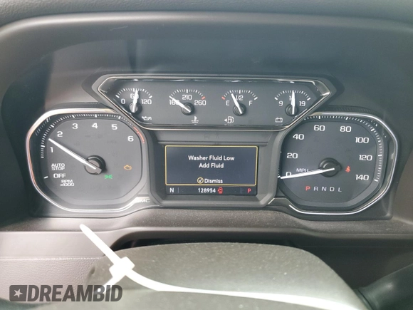 2019 GMC Sierra 1500 SLT z VIN 1GTP8DED4KZ170872, wystawiony jako Copart lot #47868255 z przebiegiem 128 954 mil mil oraz Czysty tytuł • Clean title. Historia ofert i sprzedaży dostępna na DreamBid. Obrazek 9.