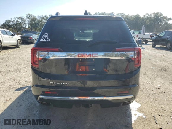 2022 GMC Acadia Denali with VIN 1GKKNPLS2NZ170609, listed as a Copart auction lot 41410345 with 46,821 mi miles and Non Repairable. Bid and sale history available at carsss.com. Image 6.