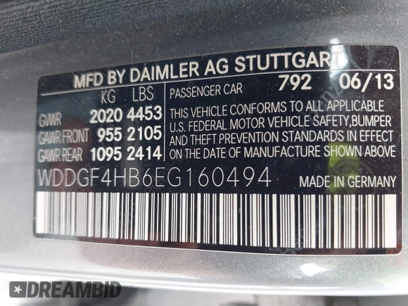 2014 Mercedes-Benz C 250 Sport with VIN WDDGF4HB6EG160494, listed as a IAAI auction lot 42310423 with 145,160 mi miles and . Bid and sale history available at DreamBid. Image 9.