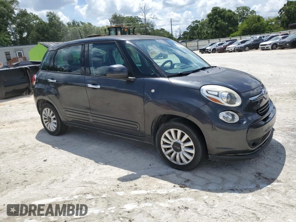 2017 FIAT 500L Pop with VIN ZFBCFAAH4HZ039657, listed as a Copart auction lot 61159735 with 115,001 mi miles and Salvage title. Bid and sale history available at DreamBid. Image 4.