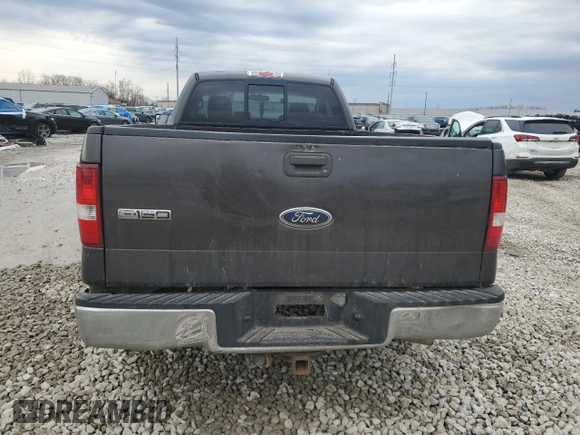 2005 Ford F-150 XL with VIN 1FTRF14W75NB06871, listed as a Copart auction lot 46495735 with 300,368 mi miles and Salvage Title. Bid and sale history available at carsss.com. Image 6.