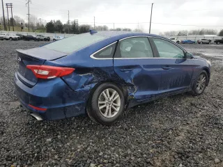 2017 Hyundai Sonata 2.4L with VIN 5NPE24AF6HH456173, listed as a Copart auction lot 45333625 with 130,158 mi miles and Salvage Title. Bid and sale history available at carsss.com. Image 3.