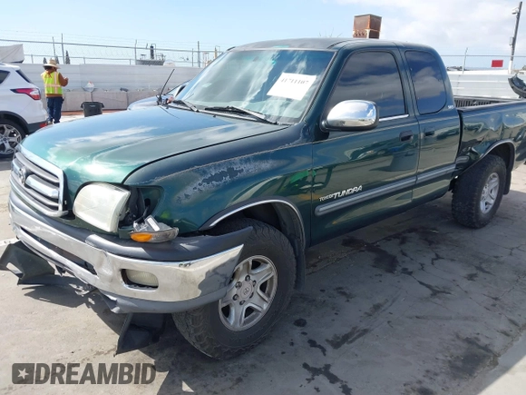 2000 Toyota Tundra SR5 with VIN 5TBRT3417YS122889, listed as a IAAI auction lot 41711107 with 288,475 mi miles and . Bid and sale history available at DreamBid. Image 6.