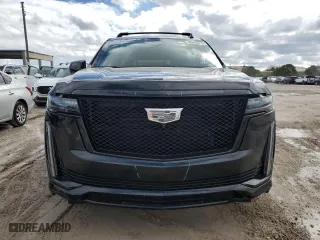 2023 Cadillac Escalade Sport Platinum with VIN 1GYS3GKL8PR510371, listed as a Copart auction lot 46688015 with 19,795 mi miles and Salvage Title. Bid and sale history available at carsss.com. Image 5.